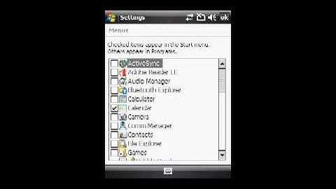 How To Change Start Menu on a Windows Mobile Smartphone