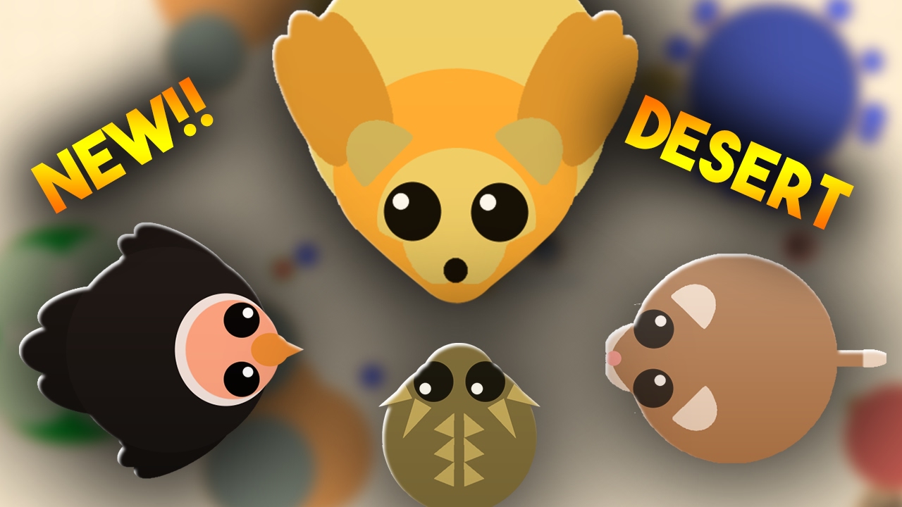 14 NEW ANIMALS | 100% UPCOMING NEW CONFIRMED MOPE.IO UPDATE! Desert Biome (Mope.io)