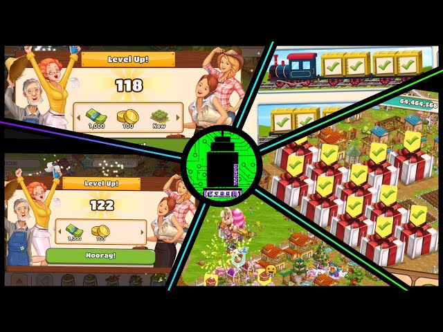Big Farm Mobile Harvest / Multiple Levels / Train! / Easter Event/ Android gameplay class=