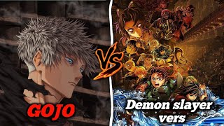 Gojo Vs Demon Slayer Universe Insane Anime Battle