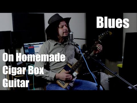 blues-on-homemade-cigar-box-guitar---baby-please-don't-go---slide-guitar