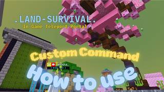 How to use Custom Command in Server Lobby: .land-survival. | WayOld