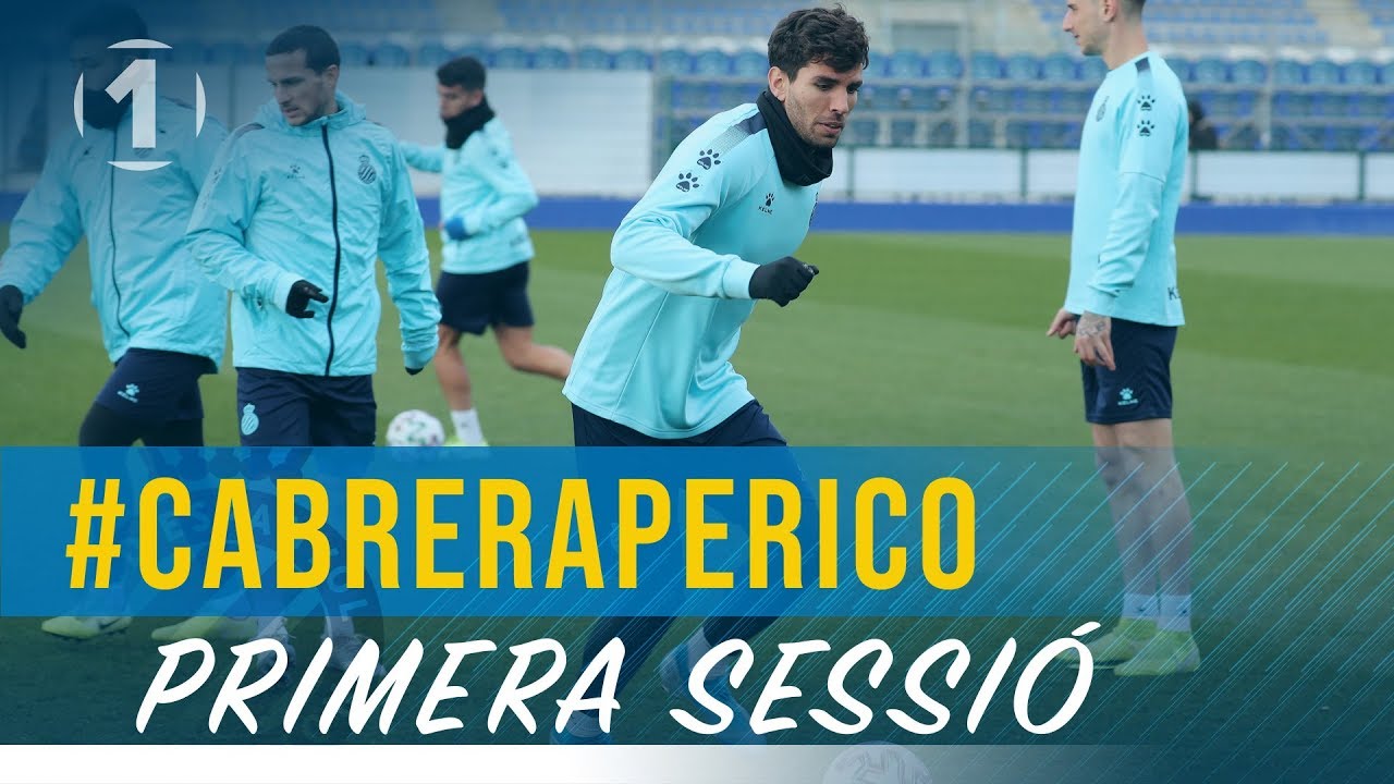 Primer entrenament de Leandro Cabrera