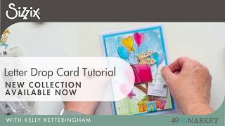 49 And Market Letter Drop Card Tutorial Stamps And Framelits With Kelly Ketteringham
