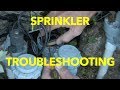 Troubleshooting irrigation sprinkler valves