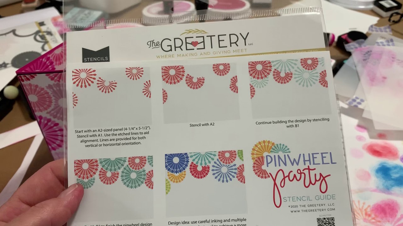 Quick Cards Using Pin Wheel Party From The Greetery Youtube