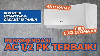 Rekomendasi AC 1/2 PK Terbaik, Cuma 190 Watt dengan Fitur Canggih! Review Gree Inverter AC GWCF5S