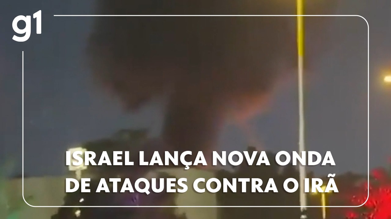 Israel lançou uma nova onda de ataques contra o Irã