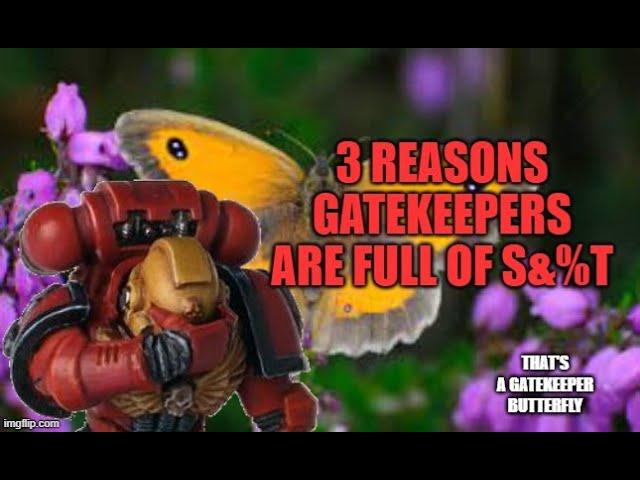 Gatekeepers are full of crap