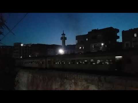 خروج قطار الزقازيق  من محطة أبو كبير