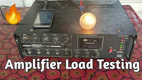 Amplifier Load Testing Karne Ka Sahi Tarika ||  Brothers Experiment Assam ||
