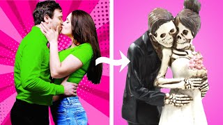 HIGH SCHOOL 1 MONTH VS 1 YEAR RELATIONSHIPS || How to Survive School Romance by Hungry Panda
