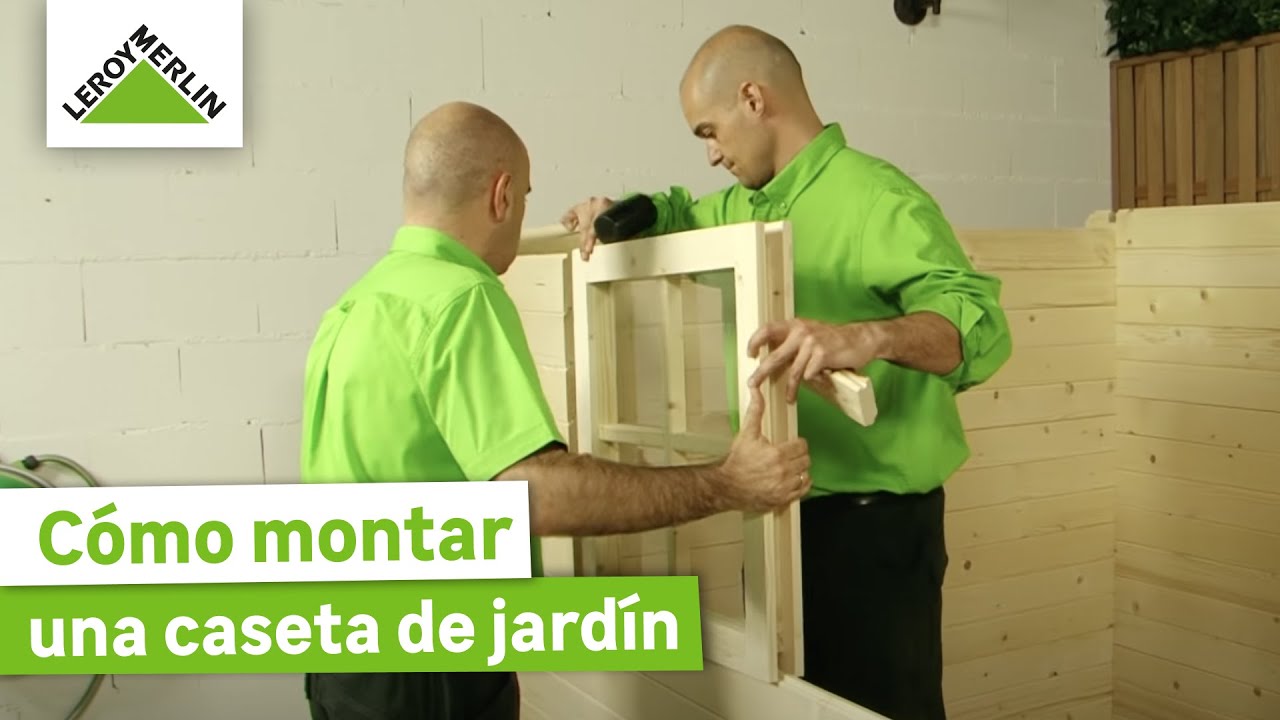 Cómo montar una caseta de jardín · LEROY MERLIN - YouTube