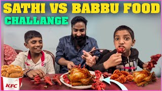 Babbu Vs Sathi Food Challenge | Pareshan Family