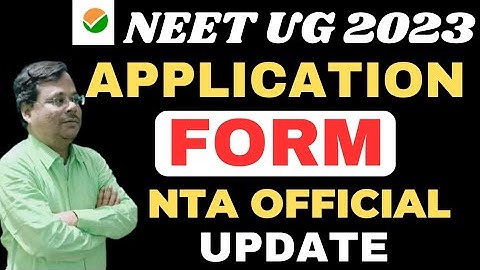 NTA Official :NEET UG 2023 Application Form | #neet2023
