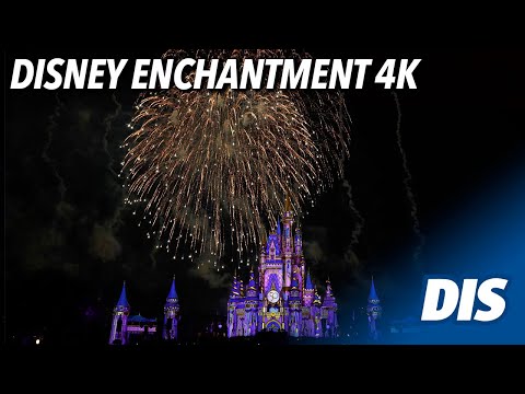 Disney Enchantment Magic Kingdom  Fireworks 4K | Walt Disney World