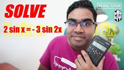 Solving Trigonometric Equations / Practice Problem