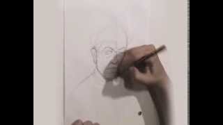 Уроки рисования | Как нарисовать портрет старика(Понравилось видео? - Ставь 