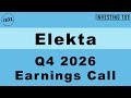 Elekta Q4 2026 Earnings Call | Zero-Based Review Yields Profit Efficiencies To Offset APAC Sluggish