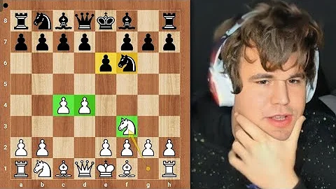 Magnus Carlsen Show Queen Gambit to 2800 rating Opponent