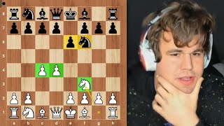 Magnus Carlsen Show Queen Gambit to 2800 rating Opponent