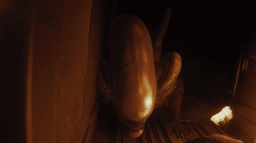Hunting Silent Alien 1979 is a F***ing Nightmare - Alien: Isolation Crew Expendable DLC with Reshade