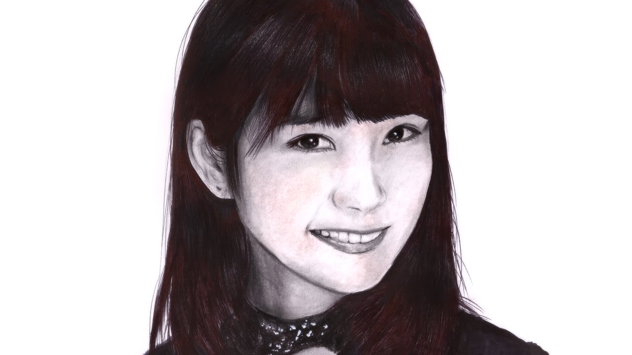 乃木坂46 深川麻衣 似顔絵 Mai Fukagawa Drawing Youtube