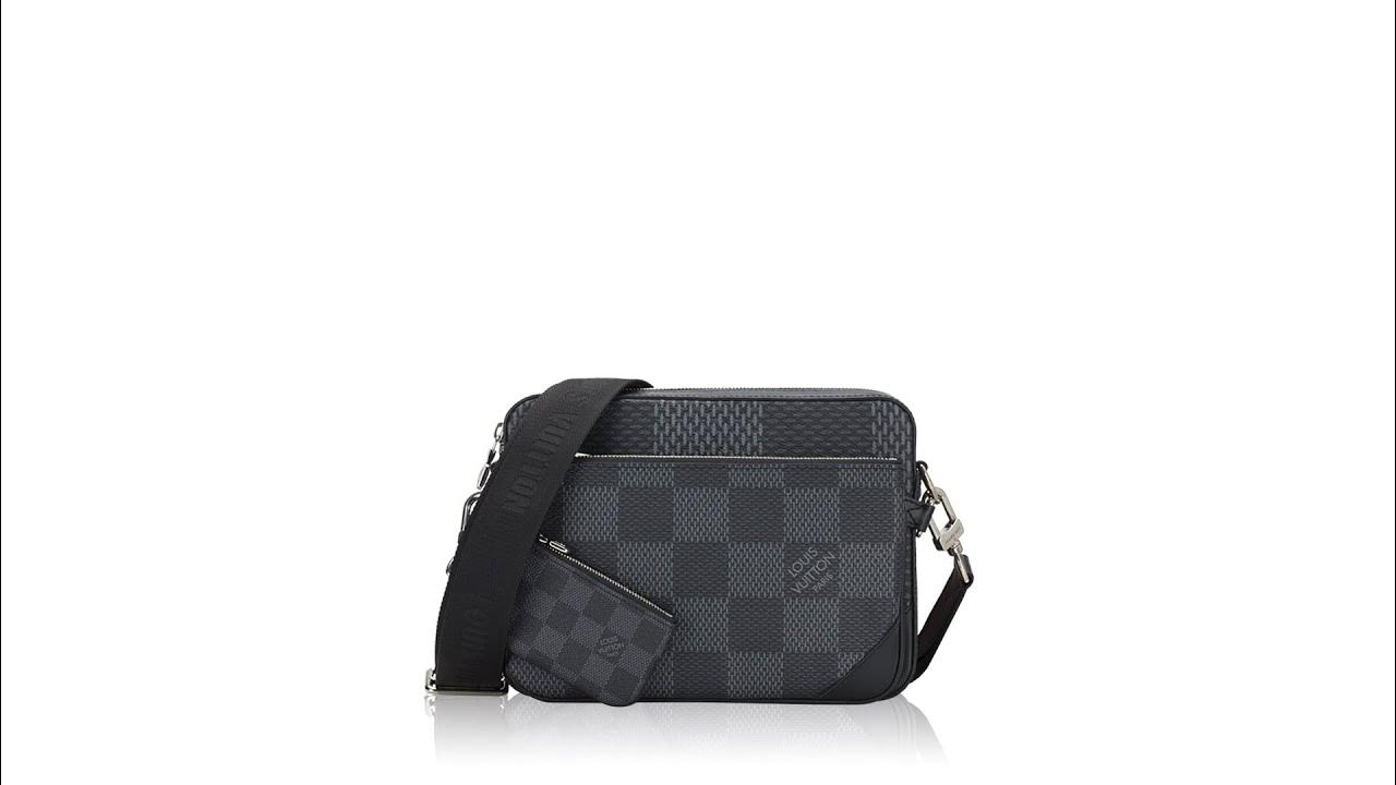 Louis Vuitton Damier Graphite Canvas 3D Trio Messenger Bag - Yoogi's Closet