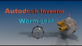 Урок в Autodesk Inventor , Червячная передача для ДИРЕКТ Экструдера  3Д Принтера