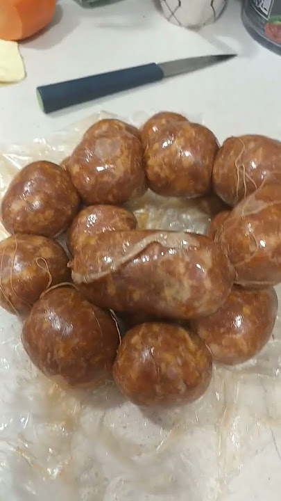 my homemade garlic longanisa #shortvideo #food #travel #youtubeshorts #automobile