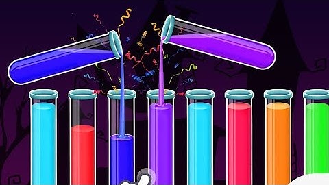 WATER COLOR SORT GAME 2022. 191-195 LEVELS COMPLETED..