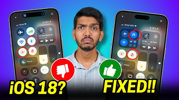 Fix iOS 18 Control Center - Reset To Add WiFi, Bluetooth, Cellular Toggle & More ⚡⚡
