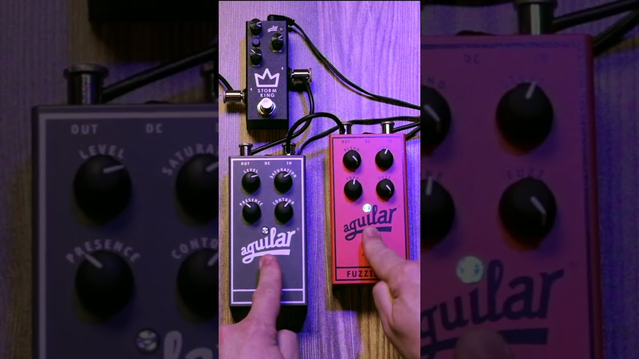 ベース Aguilar STORM KING Distortion / Fuzz Storm King Distortion Bass Pedal – Aguilar Shop