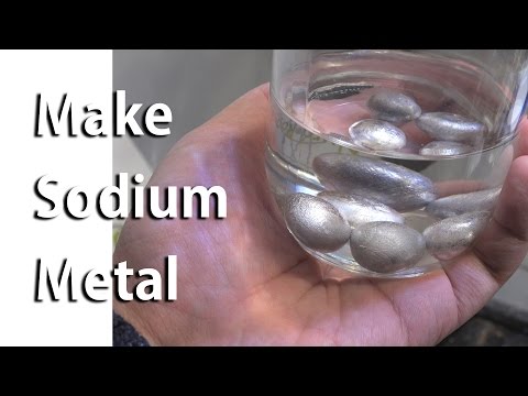 Make Sodium Metal Without Electrolysis Using Domestic Chemicals