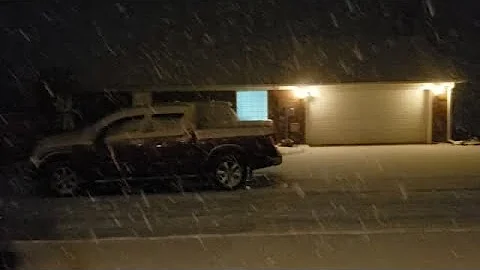 Snow in Athens by Derrick Burkle