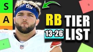 Ranking the Mid Round RBs in 2026 Fantasy Football
