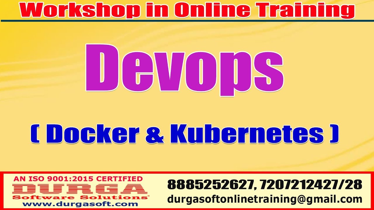 Download Devops Tutorials | DEVOPS (Docker & Kubernetes ) Workshop | Durgasoft
