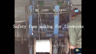 Fireworks machine for fuse making