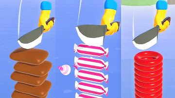 Stack Cut! Very satisfying and relaxing ASMR slicing game