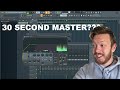 How to: MASTER a Song in FL Studio in 30 SECONDS???