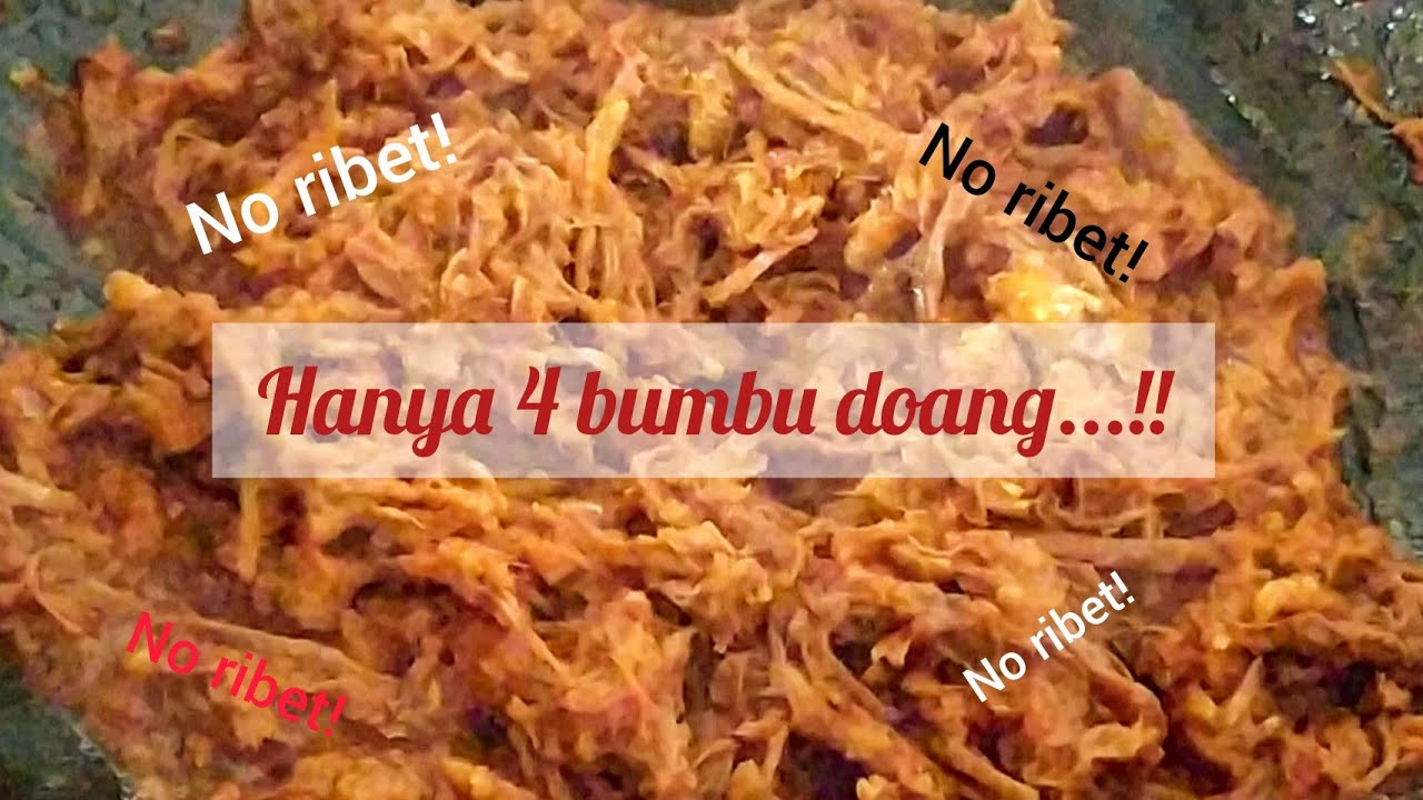 Daging suwir bikin nagihhhh (enak + mudah). - YouTube