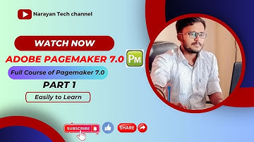 PART 1 ! Adobe Pagemaker 7.0 Complete Tutorial In Nepali - By shivnarayan Mahato