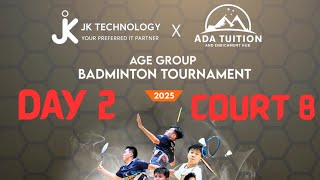 Day 2 Court 8 - JKT-ADA Age Group Tournament 2025