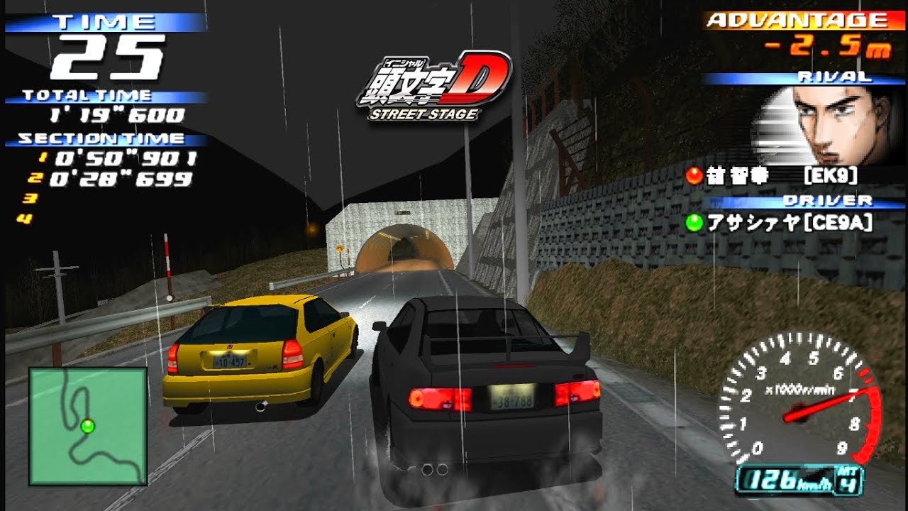 lan-evo-3-vs-civic-type-r-initial-d-street-stage-happogahara-youtube