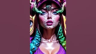 Trippy DMT Girl 1 #tiktok #beautiful