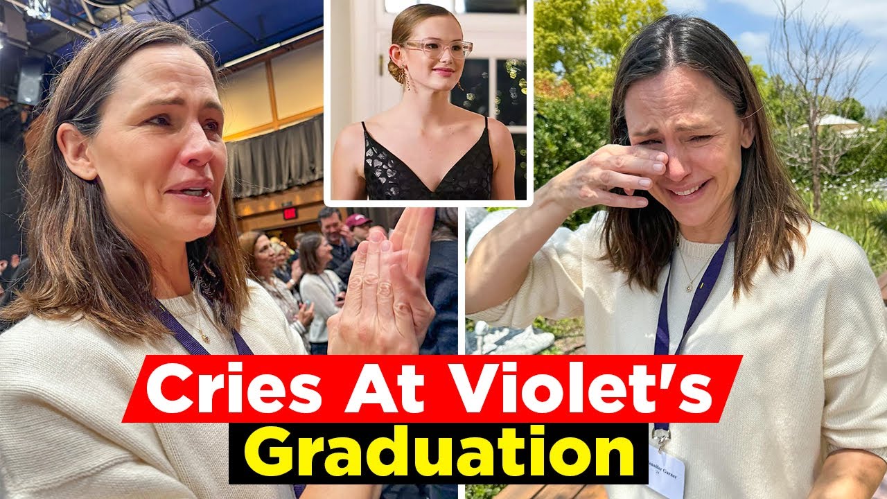 Jennifer Garner Cries At Her Daughter Violet's PreGraduation Sendoff