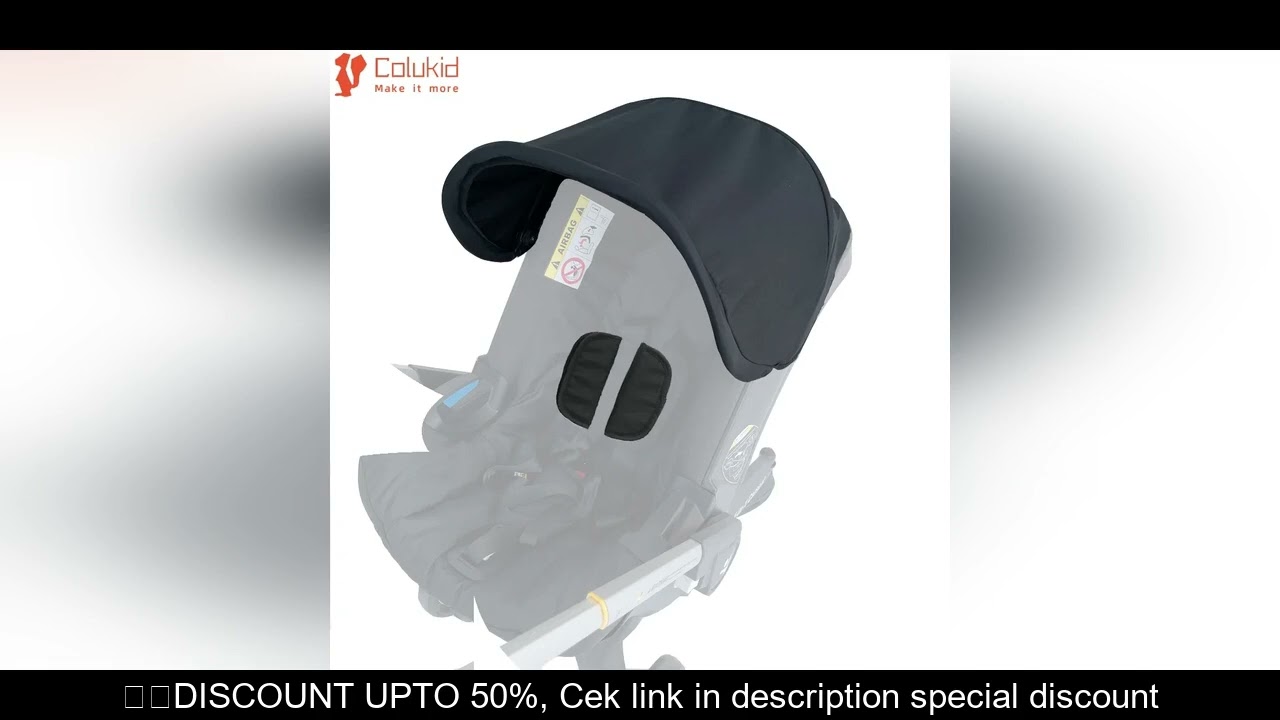 COLU KID® Stroller Accessories Seat Cushion Changing Kit Clothes Canopy Cover Compatible With Doona