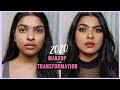 My Full Glam Makeup Transformation 2020 (I applied False Eyelashes for the first time )