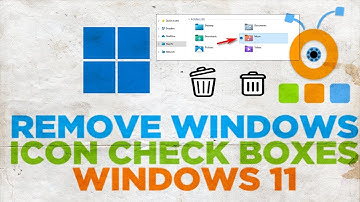How to Remove Windows Icon Check Boxes on Windows 11