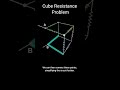 Cube Resistance Problem